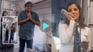पद्मश्री अशोक सराफांसाठी पायलट भाचीची सरप्राइज अनाउन्समेंट; विमानात टाळ्यांचा कडकडाट! 2 Pilot's niece makes surprise announcement for Padma Shri Ashok Saraf; applause on the plane!
