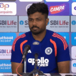 Sanju Samson talking during India vs West Indies match
